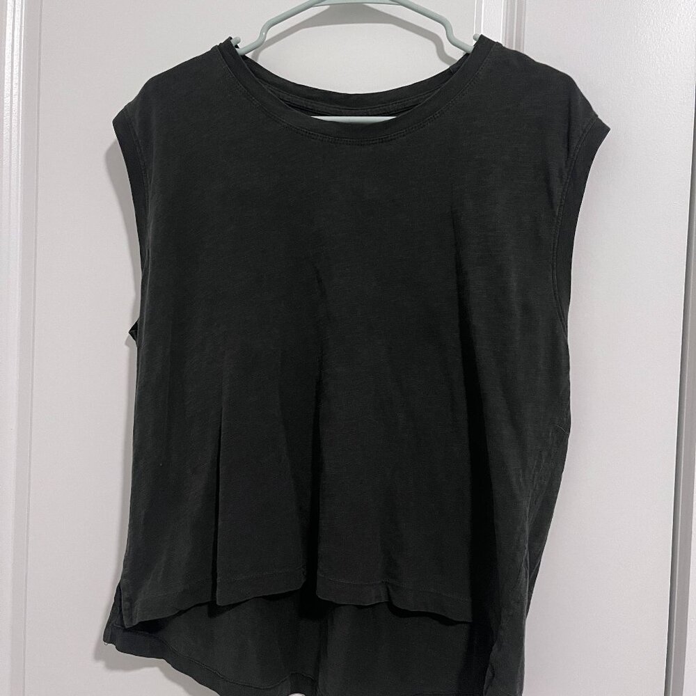 Rowan Savannah Muscle Tank – Faded Black – Size Large